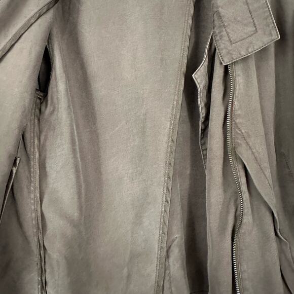 Stella Carakasi Asymmetrical Utility Jacket Gray size Small - Picture 7 of 8